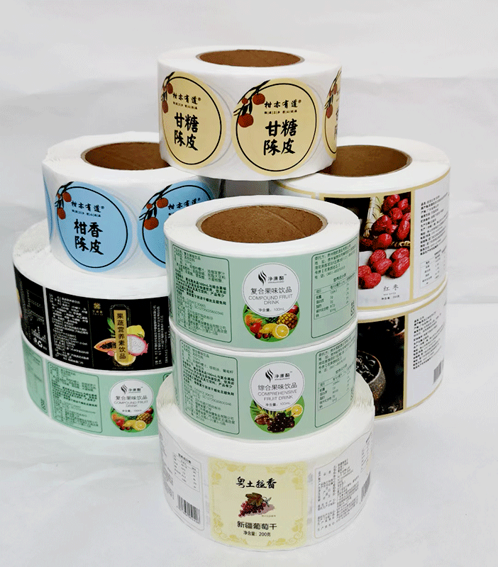 卷筒不干膠標(biāo)簽印刷
